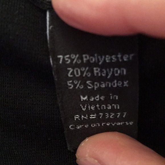 Apt 9 XL long pants, black pull on - Picture 3 of 7